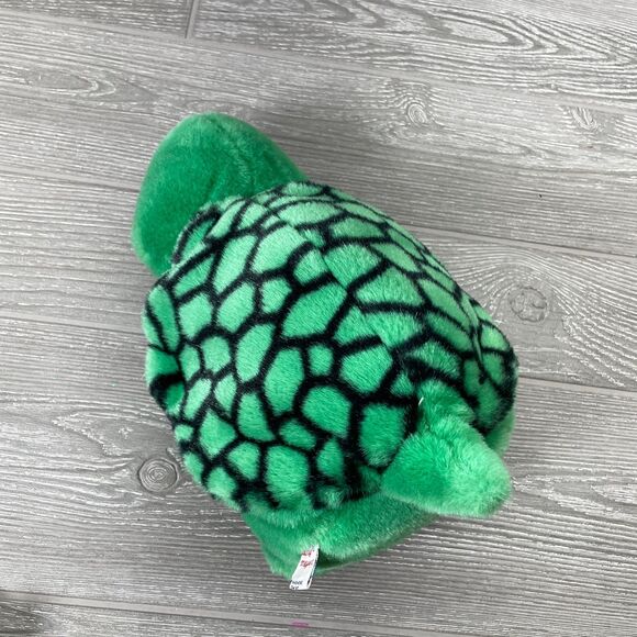Vintage Mary Meyer Turtle Tortoise 10in Plush Green Yellow Stuffed Animal Rare - Picture 8 of 11